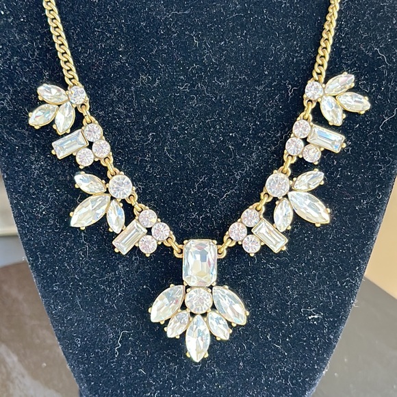J.Crew Rhinestone Statement Necklace - Picture 3 of 10